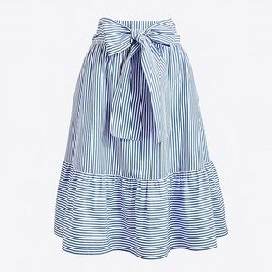 J.Crew Factory Tie Waist Midi Skirt